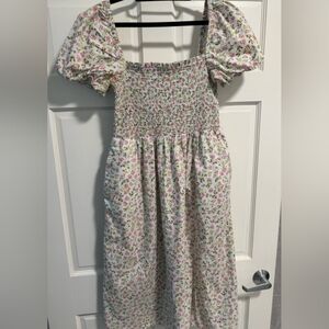 JCrew Midi Smocked Dress